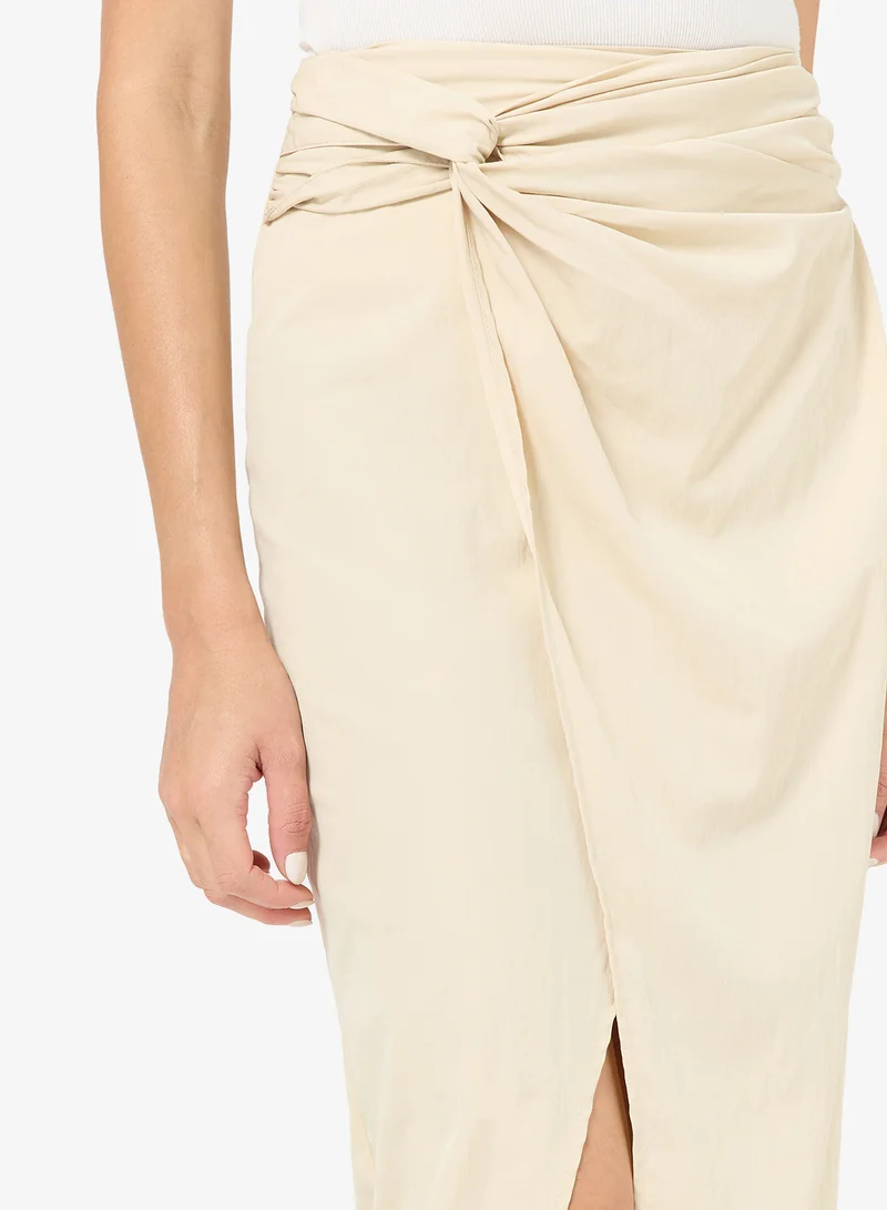 Ginger  Wrap Midi Skirt for Women | Best Price UAE