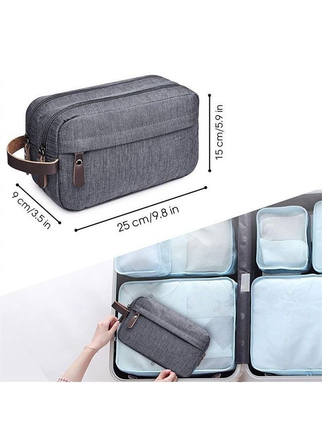 ZCM-HAPPY Travel Large-Capacity Waterproof Oxford Cloth Hand-Held Toiletries Cosmetic Storage Bag  - Image 4