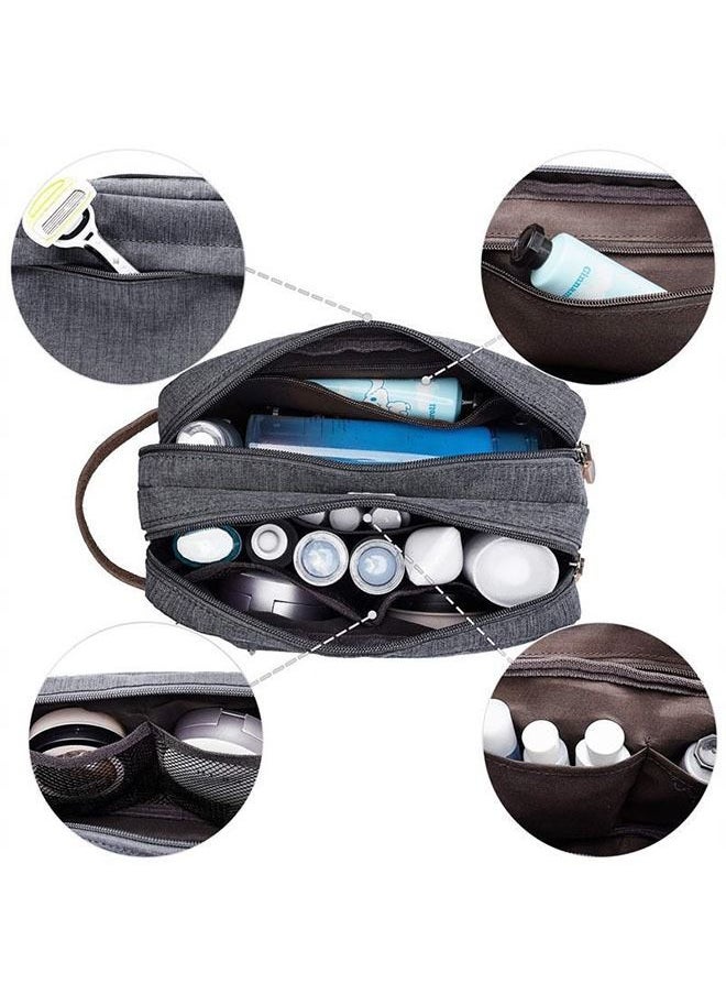ZCM-HAPPY Travel Large-Capacity Waterproof Oxford Cloth Hand-Held Toiletries Cosmetic Storage Bag  - Image 3