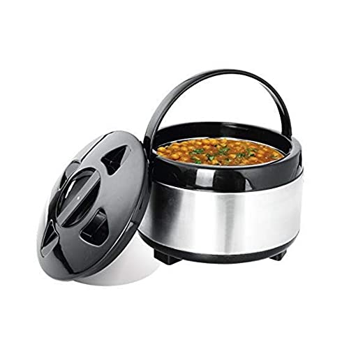 Dr. Equipment All Season Stainless Steel Solid Casserole (1.5 L, 2 L, 2.5 L, Silver) - Set of 3 - Image 2