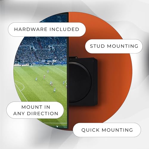 HumanCentric Wall Mount Compatible with Sonos Amp Speaker, Mounting Bracket for Wireless Amplifier, Mount in Any Direction on Wall Under TV, Floating Style, Hidden Design, Hardware Included - Image 3
