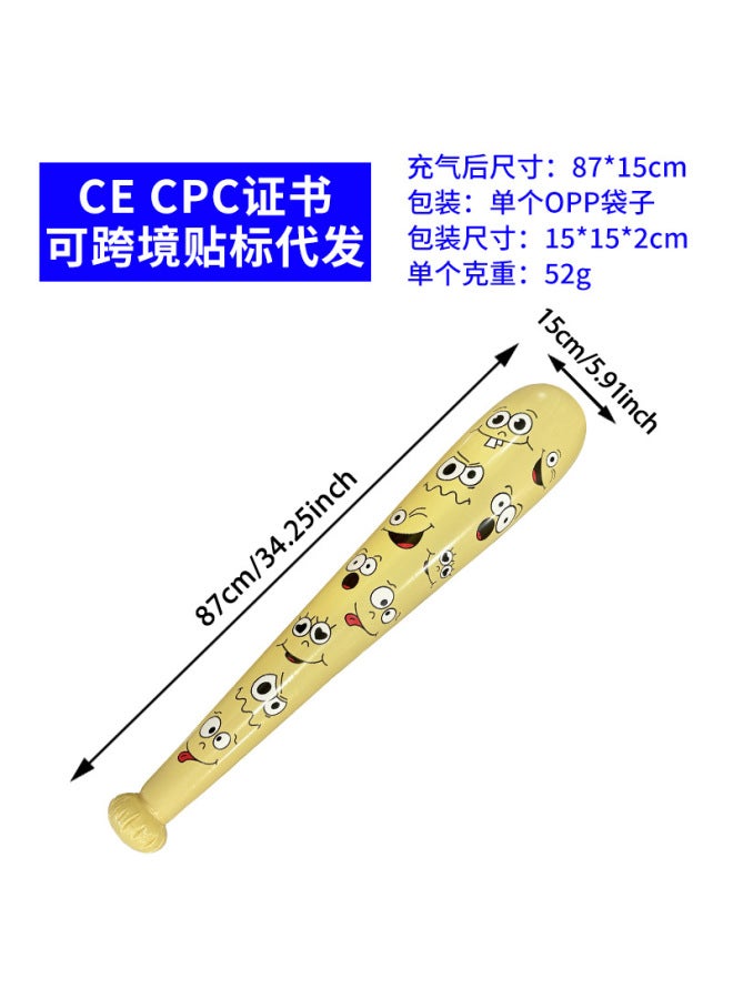Environmentally Friendly Thickened Inflatable Baseball Bat Sports Meeting Cheering Kidsren's Artificial Pvc Toy Inflatable Bat