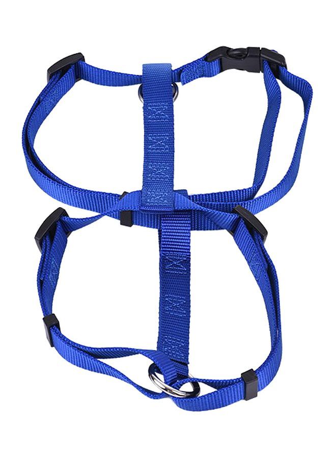 NIBEMINENT 3-Piece Adjustable Harness And Leash Set Blue/Black 13centimeter - Image 1