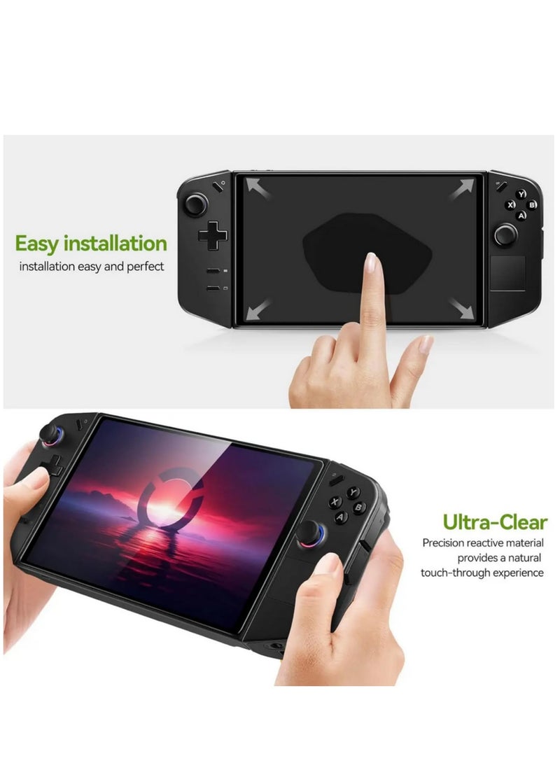 2pcs Tempered Glass Protective Film for Lenovo Legion Go Screen Protector Curved Edge Anti Scratch Handheld Console Game - Image 4
