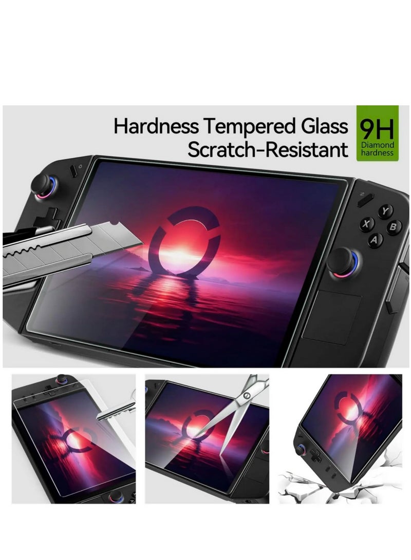 2pcs Tempered Glass Protective Film for Lenovo Legion Go Screen Protector Curved Edge Anti Scratch Handheld Console Game - Image 2
