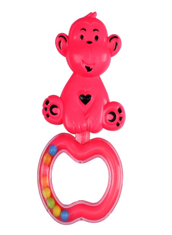 Gurbik Baby Animal Rattle teether Toy for Babies,Non Toxic Plastic(Pack of 3)- Multicolor - Image 3
