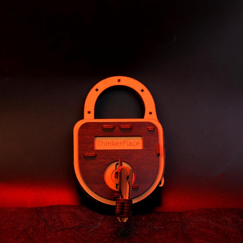 ThinkerPlace DIY Lock & Key for Kids | Build, Color & Play with a Working Lock & Key | STEM Educational Toy for Kids Age 6+ Years | Science & Learning Toy - Image 5