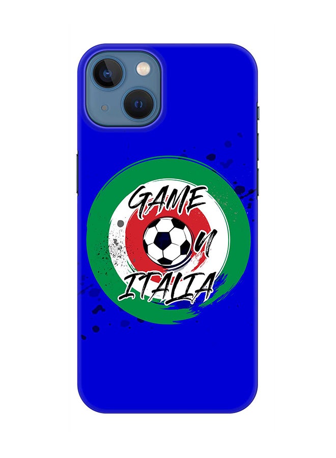 Stylizedd Case for Apple iPhone 14 Plus Case Slim Snap Classic Series Mobile Cover Hard PC Shield Matte Finish Print - Game on Italy