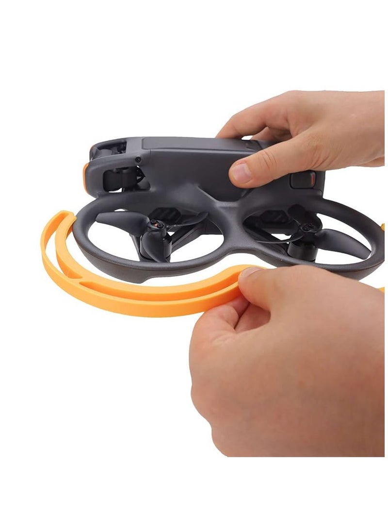 SYOSI - Propeller Guard Protector for DJI Avata 2, Minimal Weight and Anti-Collision, Anti-Collision Protective Bumper Ring Impact Protectors，Protects Propellers During Takeoff and Landing (Yellow) - Image 1