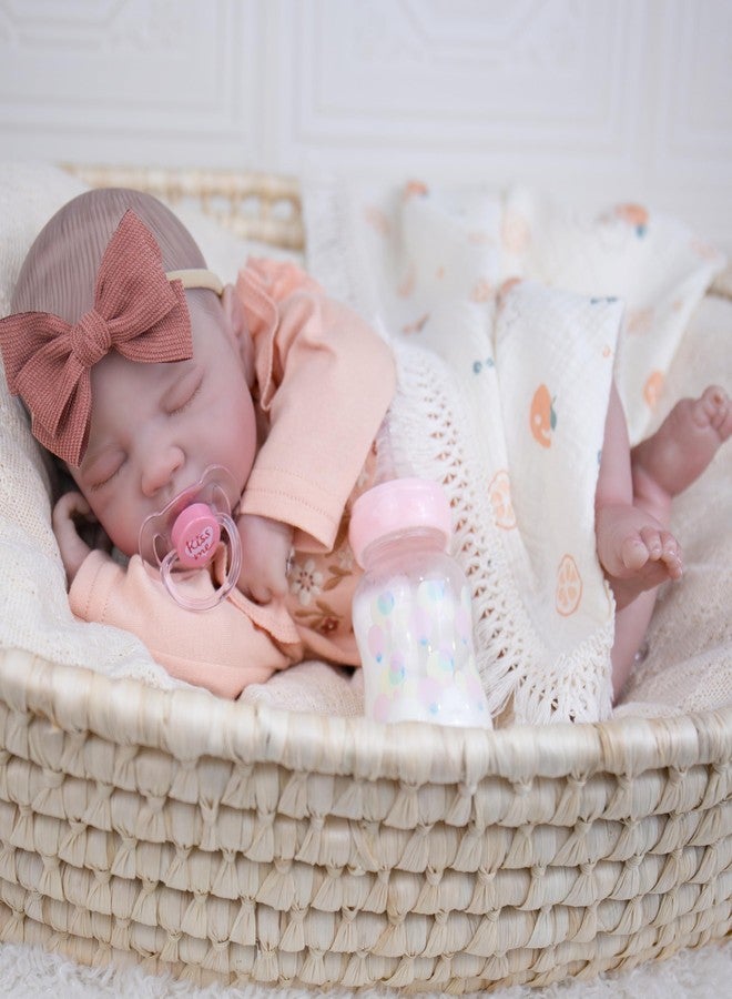 Milidool Realistic Reborn Baby Dolls Girl-20 Inch Real Life Baby Doll with Poseable Soft Body, Newborn Lifelike Baby Dolls with Accessories for 3+ Years Old Kids Girls Gift, Pretend Play, Collection - Image 3