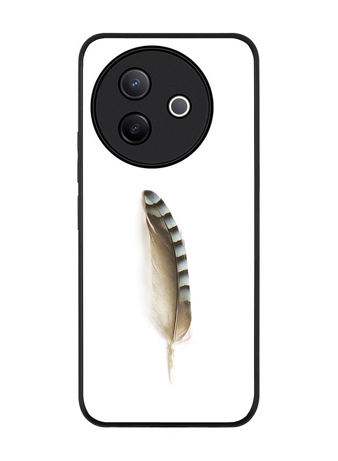 Stylizedd For Vivo Y39 5G / vivo Y300i 5G Case,Slim fit Camera Protection, Shockproof Thin Phone cover  - Lonely Feather - Image 1