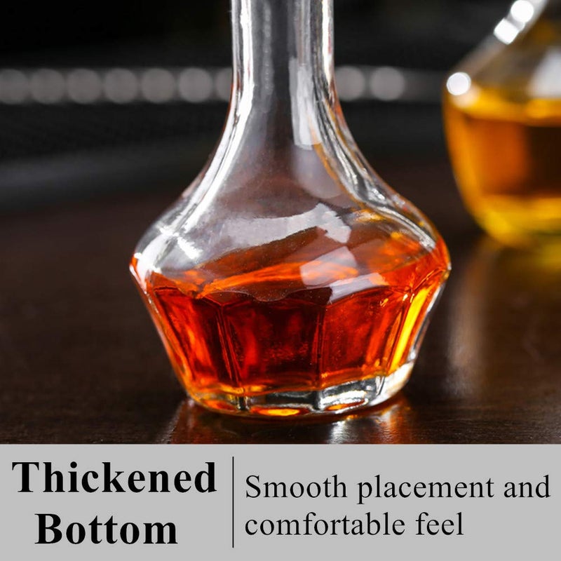 LINALL طقم زجاجات المرارة LINALL من 3 زجاجات سعة 1.7 أونصة / 50 مل مع غطاء ذهبي ووردي ذهبي وأسود غير لامع أداة بار احترافية لصنع بار منزلي وحانة - Image 5