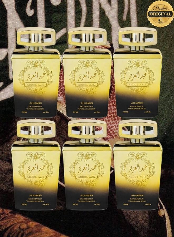 الحميدي 6 قطع عطر عبد العزيز 100 مل - Image 1