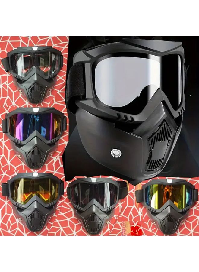 Gray Sheet 3 Role Play Mask Accessory For Men Women Holiday Party Fun - Image 1