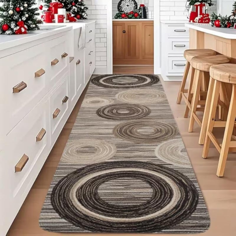 Corridor Rug for Indoor and Outdoor Use, Perfect for Kitchen, Entryway, Living Room, Non-Slip Backing Washable Stain Resistant Floor Mat, Carpet Case, Walker, 3D Design (swi 2, 90 * 180cm)