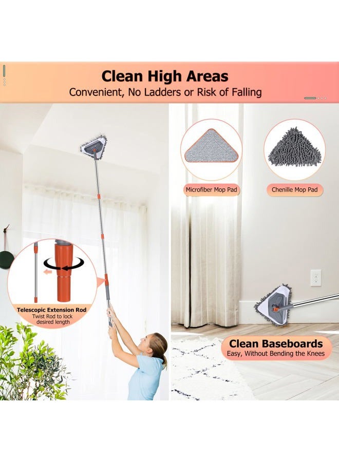 HoMerit Wall Cleaner, 85'' Wall Mop with Long Handle - Image 3