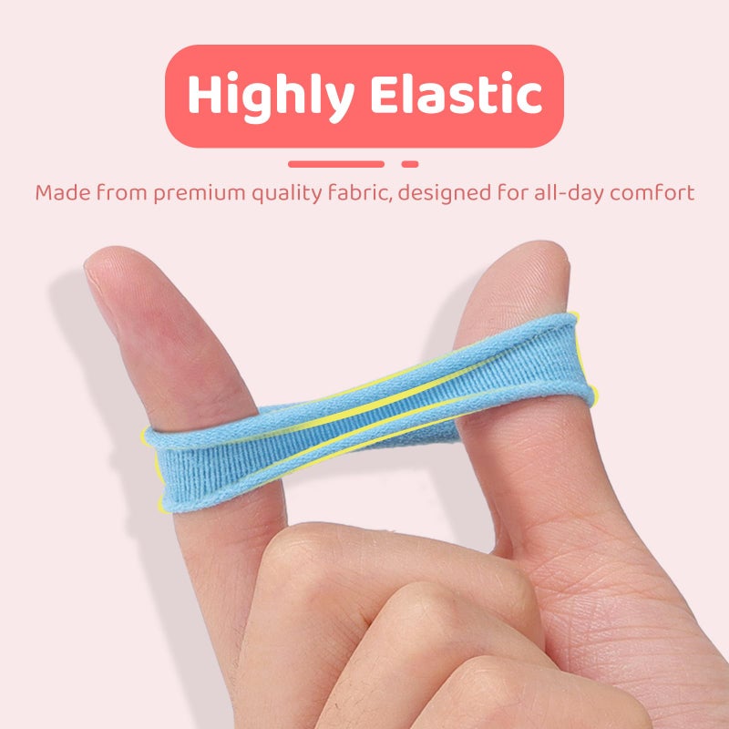 IKOCO 150PCS Hair Ties, IKOCO Cotton Small Hair Ties for Little Girls, Baby and Kids, Colorful Seamless Ponytail Holders - Image 3