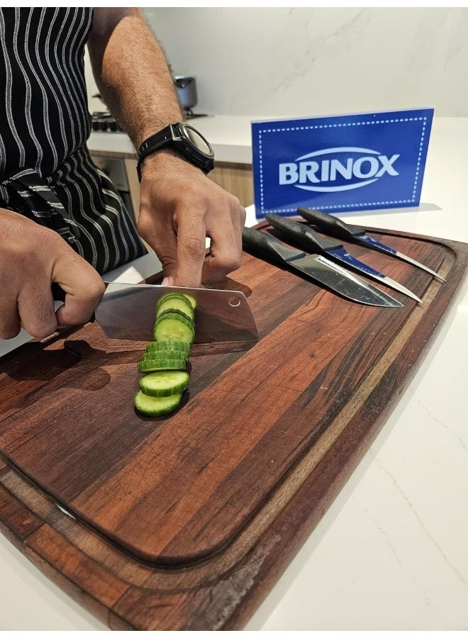 BRINOX طقم سكاكين برينوك كروس من الفولاذ المقاوم للصدأ 9 قطع (2556/517) - Image 3