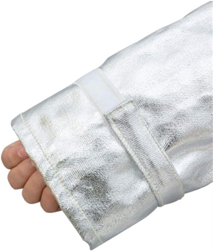 cheekyglo Heat Resistant Insulation Suit Anti Thermal Radiation Suit 10001200 degree Fireproof flameproof Composite Aluminium Foil Aramid Cloth Firefighter Uniform(XXL) - Image 4
