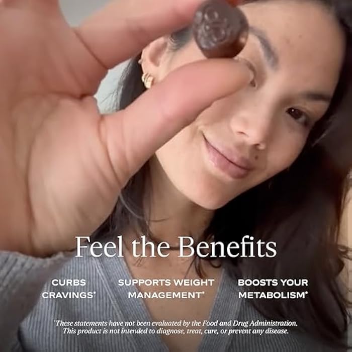 SAKARA Metabolism Gummy Bites - Burn More Crave Less - Pomegranate Flavor with Saffron Extract & African Spice Fruit - Supports Energy Metabolism and Digestive Health - 4 Packs of 14 Gummies - Image 3