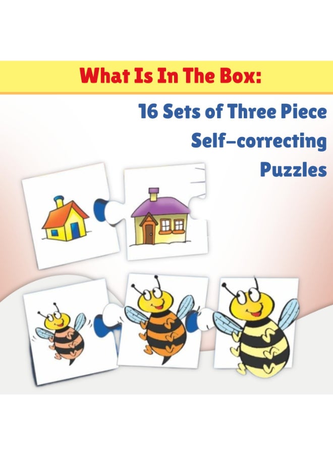 Creative's Creative’s Smart Small to Big Jigsaw Puzzles Educational Games - Montessori Learning Game, Size Recognition & Sorting Skills, Educational Toys Gift for Boys & Girls Ages 4 & Up - Image 3