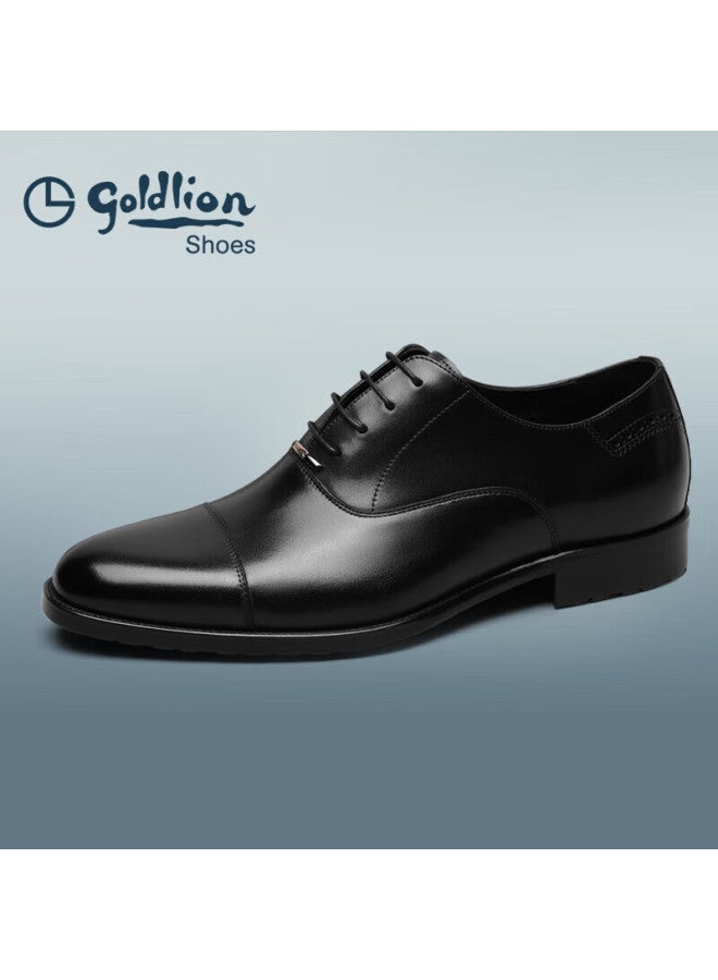 Goldlion Men's Formal Business Oxford Shoes G563230733aaa Black Size 42 - Image 1