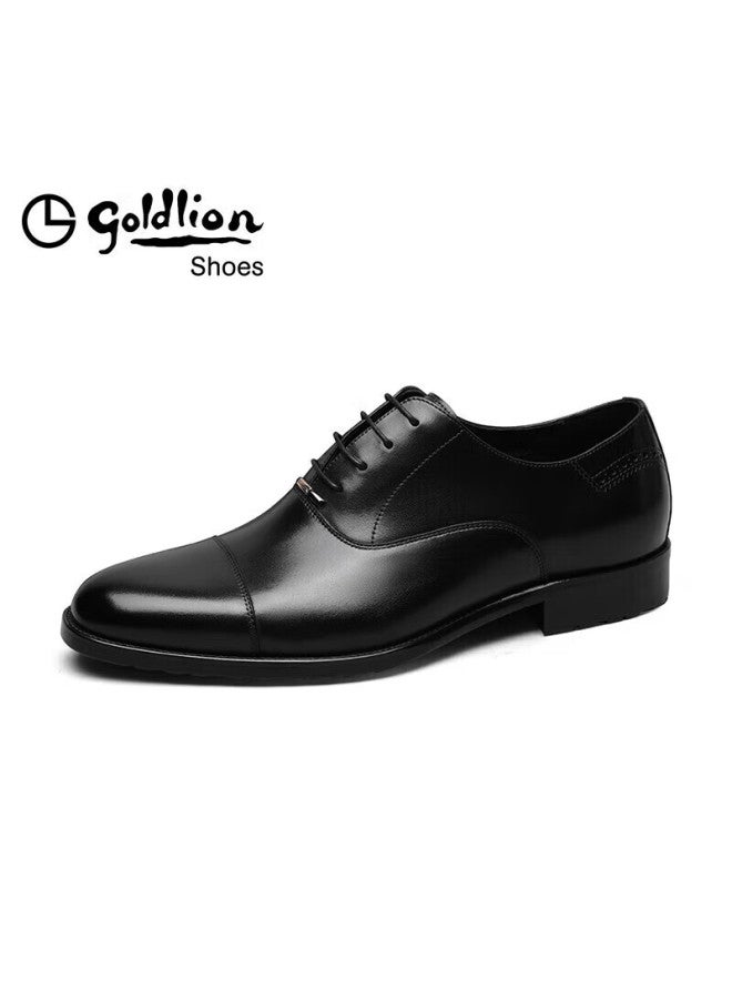 Goldlion Men's Formal Business Oxford Shoes G563230733aaa Black Size 42 - Image 5