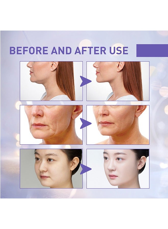 40 Pieces Face Lift Tapes Face Lifting Patch Invisible V-line Face lift Sticker Neck and Eye Makeup Lift Strips Waterproof Elasticity Double Chin Lift Patch for Women Girls - Image 3
