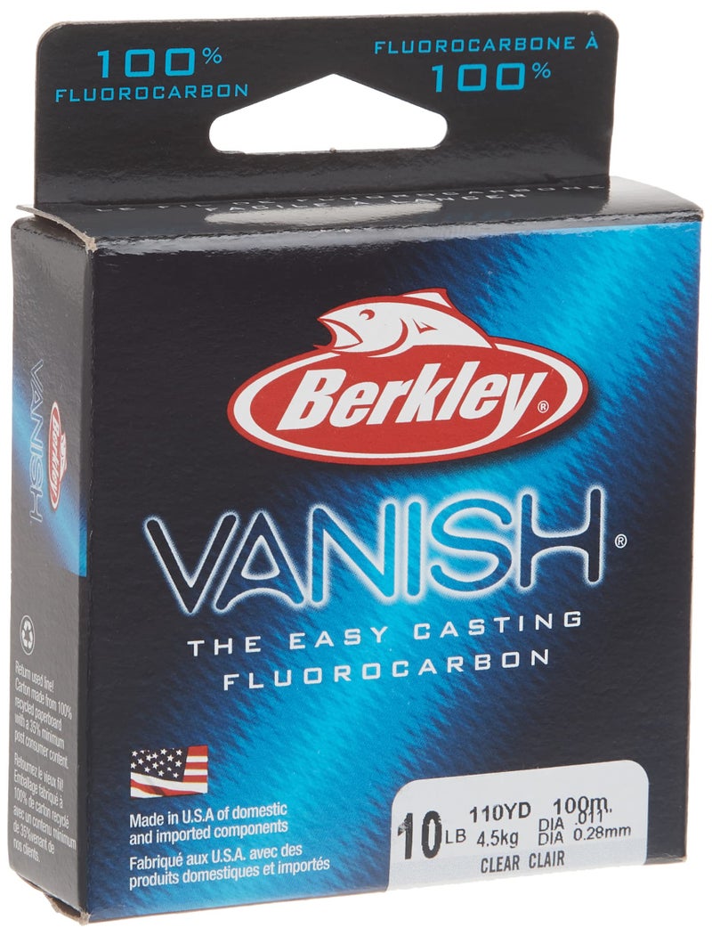 Berkley VanishÂ®, Clear, 10lb | 4.5kg, 110yd | 100m Fluorocarbon Fishing Line, Suitable for Saltwater and Freshwater Environments - Image 3