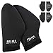 CTR BAND Relief Genius Hand Ice Pack Cold Therapy for Hands Ice Gloves for Chemo Neuropathy Arthritis Injuries and Working Hands Includes 2 Mittens and 4 Reusable and Flexible Gel Ice Packs SM Black - Image 1