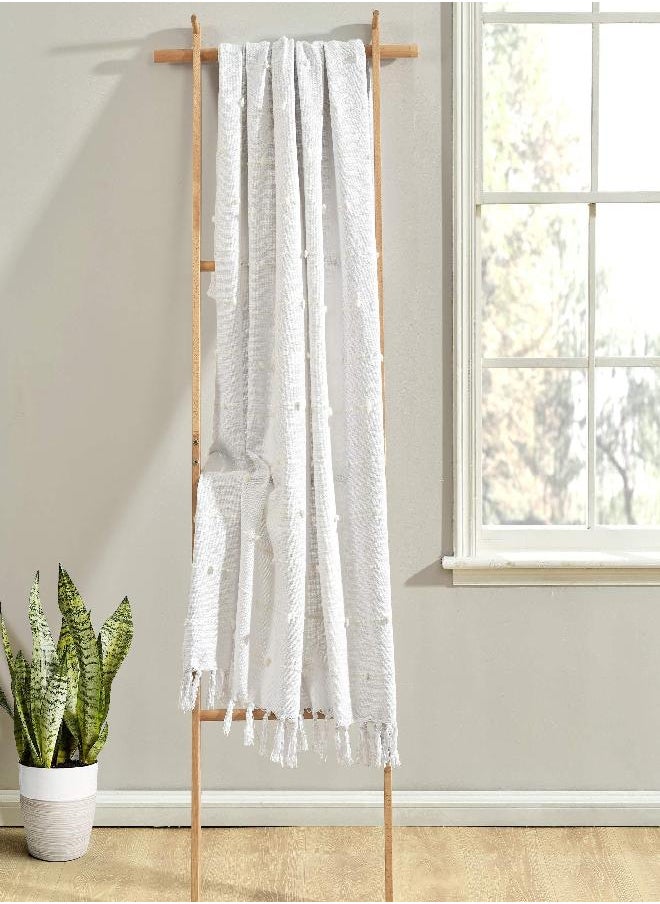 Lush Decor Boho Tufted Cotton Woven Tassel Fringe Throw Blanket, White - pzsku/Z7BC06F6A44263AF0CD5AZ/45/_/1693407947/c70c994a-2bf5-42de-992e-592aaf756533