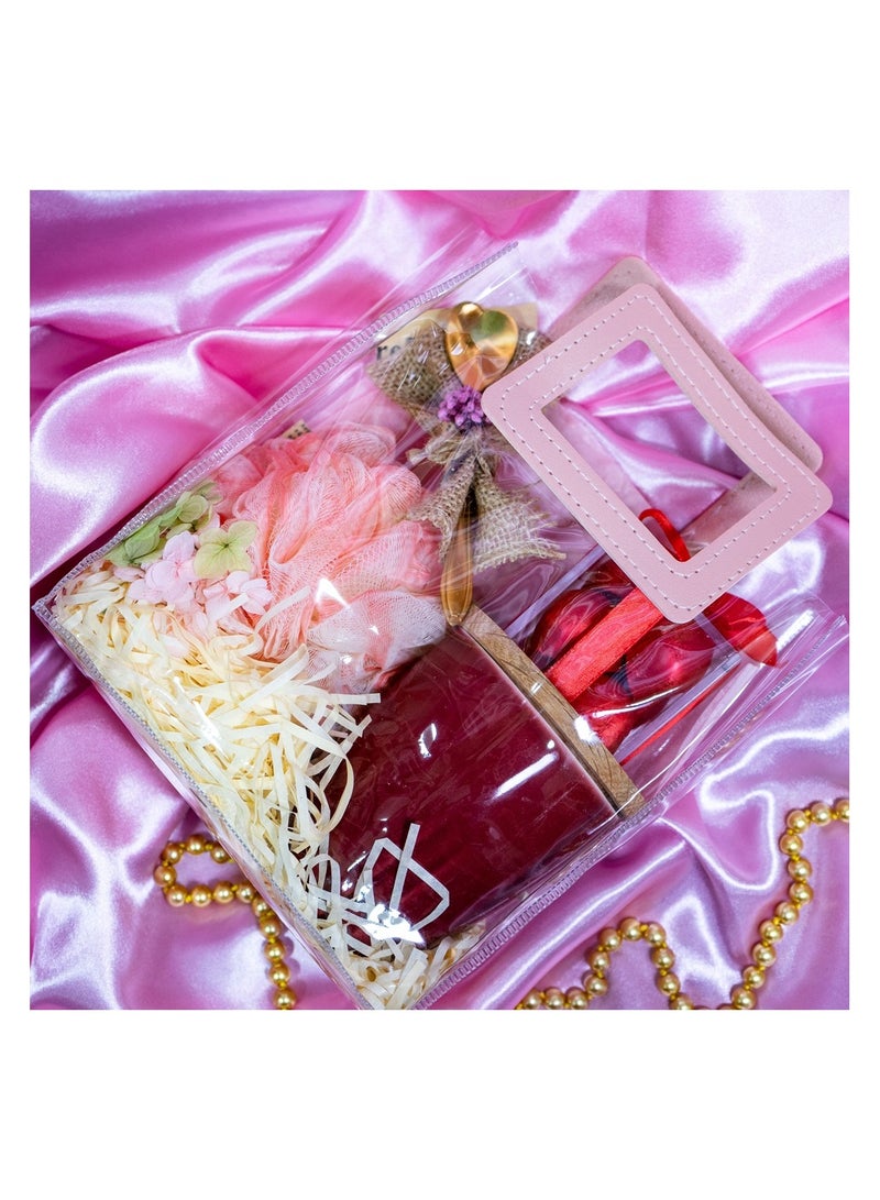 Sofia Nature Infinity Rose with Transparent Gift Bag - Image 3