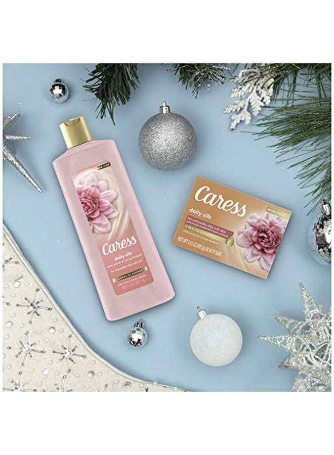 Caress Daily Silk Bar Soap & Hydrating Body Wash Gift 4 Count - Image 5