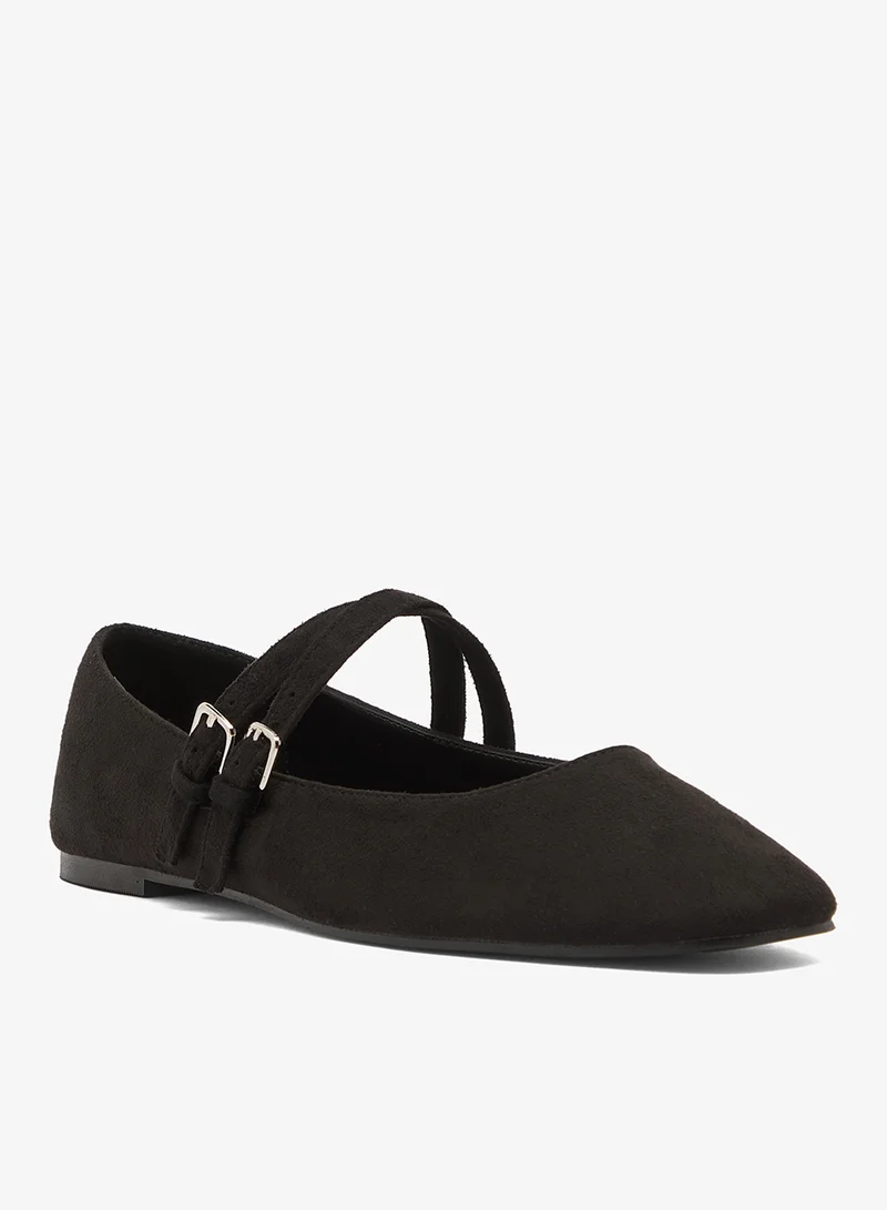 Ginger Classic Suede Mary Janes