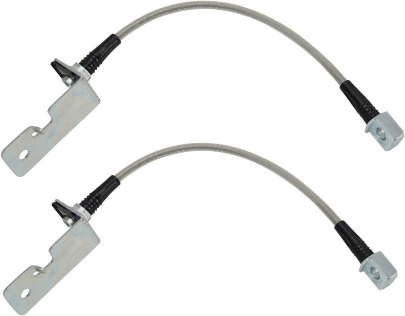 TRQ Front Performance Brake Hose Set for Chevrolet Cobalt, HHR, Pontiac G5, and Saturn Ion - Image 1