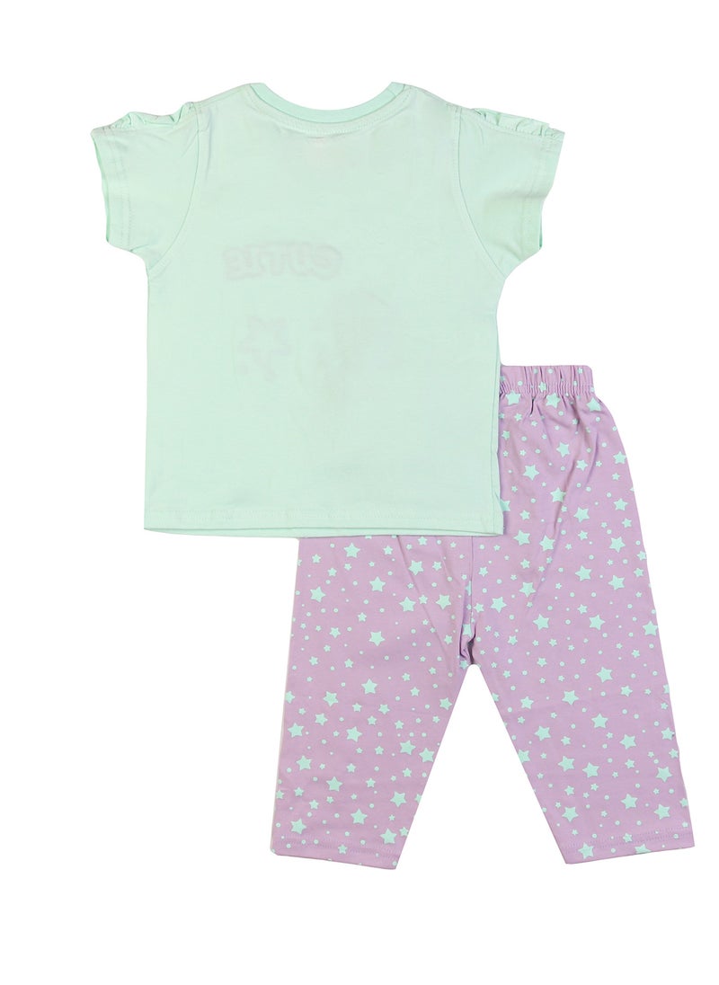 Zercon Summer Pajama Set for   Girls  - Image 3