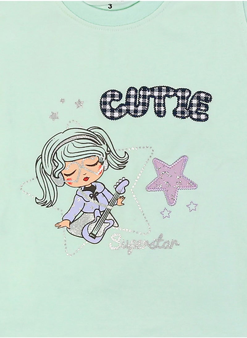 Zercon Summer Pajama Set for   Girls  - Image 2