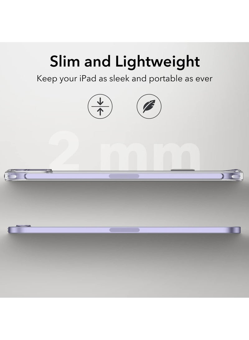 Green Tiger iPad Mini 6 Case with Boost Stand, iPad Mini 6 Case 2021 8.3 Inch 3 Stand Modes, Thin and Lightweight, Yellow-Resistant, iPad Mini Case, Transparent - Image 4