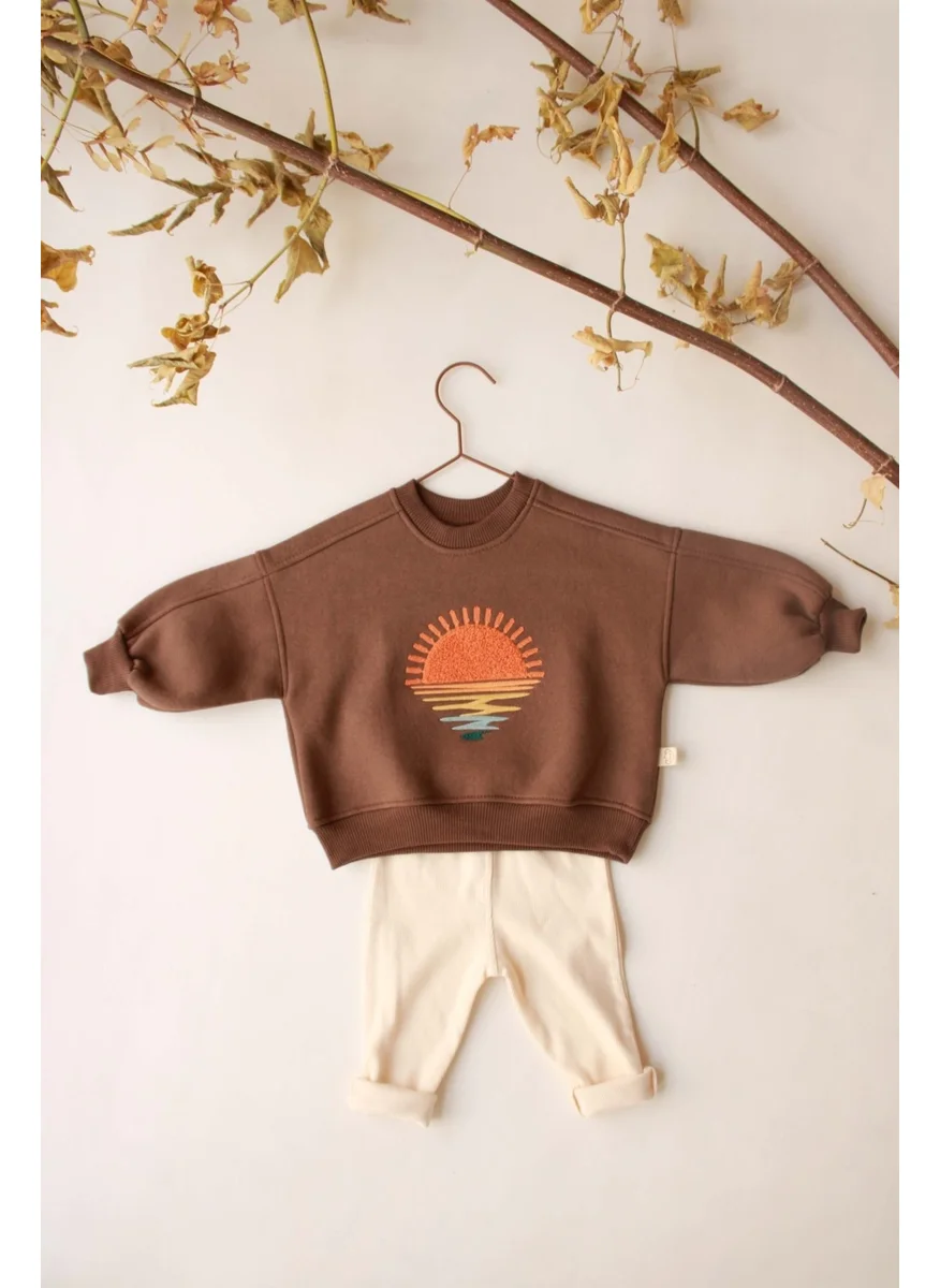 Ohlala Koala Sun Embroidered Baby Bottom Top Set