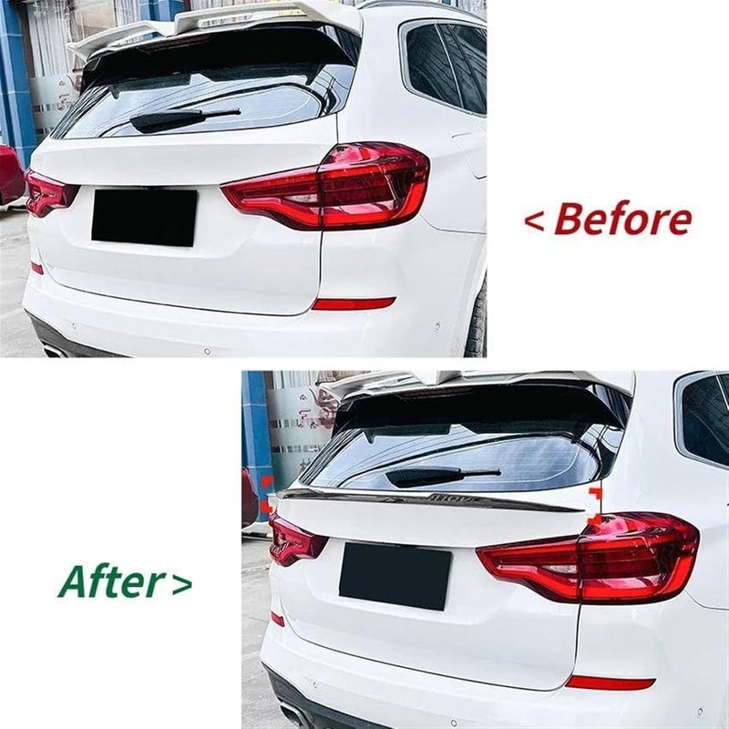 DEMULAX Carbon Look Rear Trunk Spoiler for X3 IX3 - Image 2