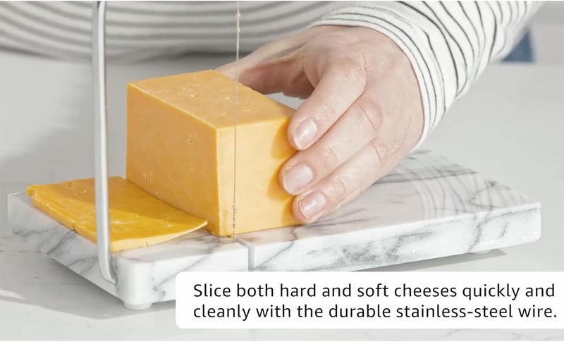 Fox Run Marble Cheese Slicer, White, 1 Replacement Wire, 3841COM - Image 3