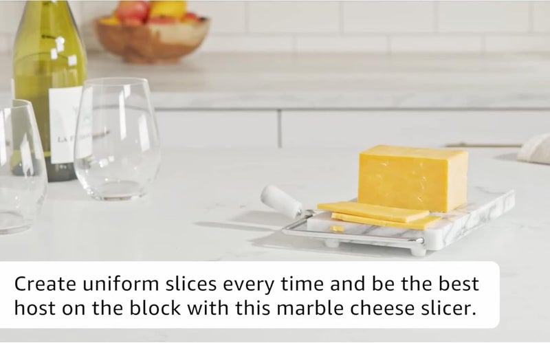 Fox Run Marble Cheese Slicer, White, 1 Replacement Wire, 3841COM - Image 2