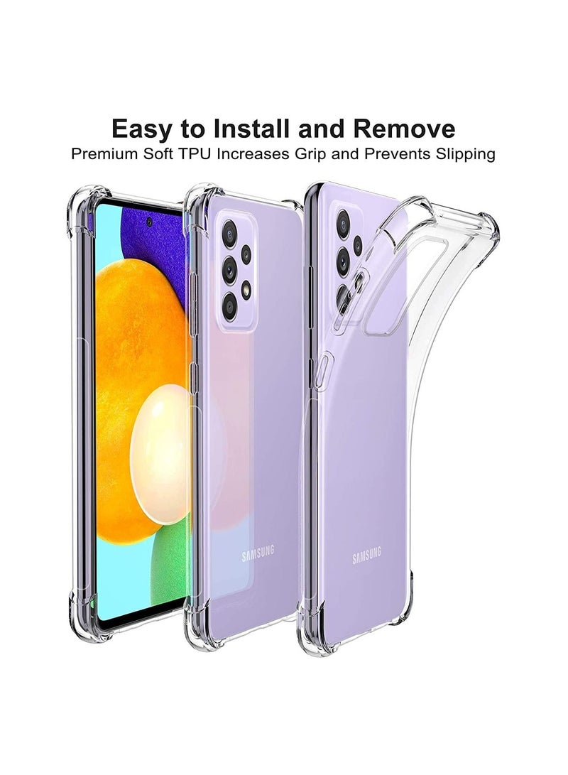 تايجر Galaxy A73 5G Case Cover – Clear Shockproof Soft TPU Protective Bumper | Slim Transparent Back Cover with Anti-Yellowing & Drop Protection | Lightweight & Precise Fit for Galaxy A73 5G - Image 3