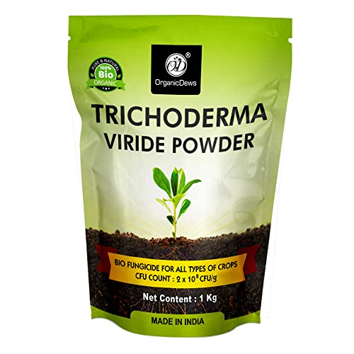 OrganicDews مسحوق تريكوديرما فيريدي العضوي 1 كجم (2 × 10^8 وحدة تشكيل مستعمرة لكل جرام) للنباتات - 1 كجم - Image 1