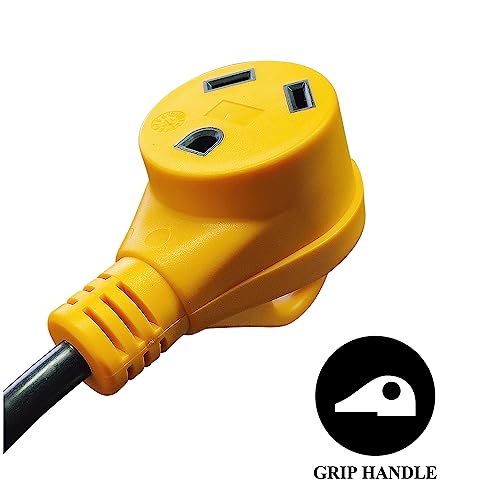 CAMPELIFY RV Camper Cord Adapter 15A Male to 30A Female 12inch Power Connector (CR1530) - Image 4