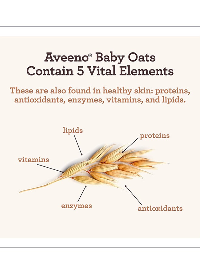 Aveeno Baby - Aveeno Baby Daily Moisture Gentle Bath Wash & Shampoo with Natural Oat Extract, Hypoallergenic, Tear-Free & Paraben-Free Formula For Sensitive Hair & Skin, Lightly Scented, 33 fl. Oz - Image 1
