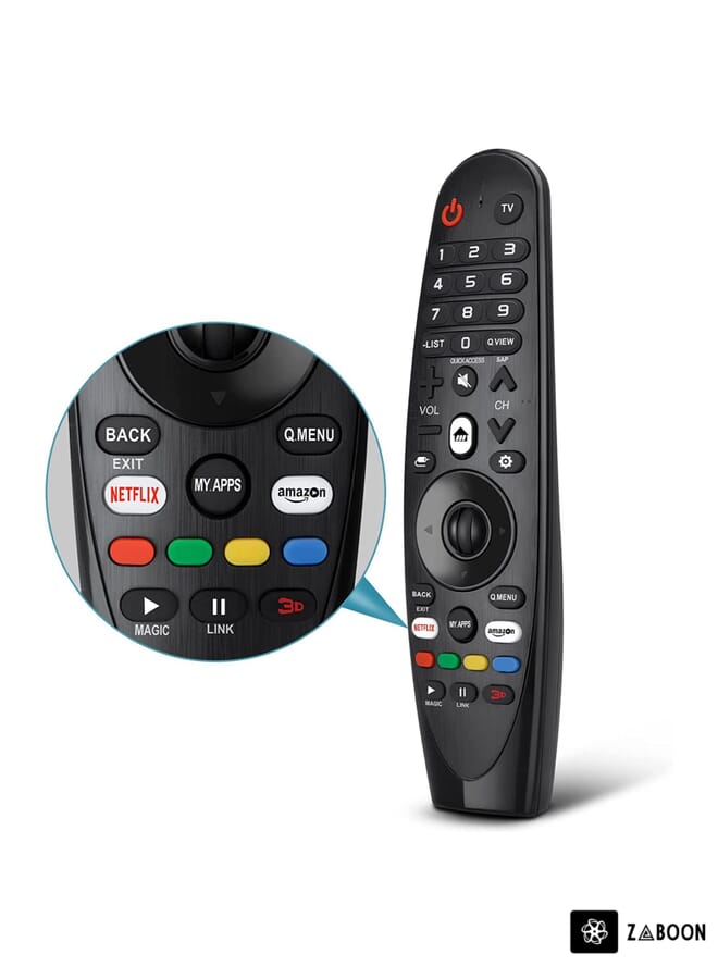Zaboon Universal Remote Control for LG Smart TV Magic Remote Replacement, with Buttons for Netflix Prime Video