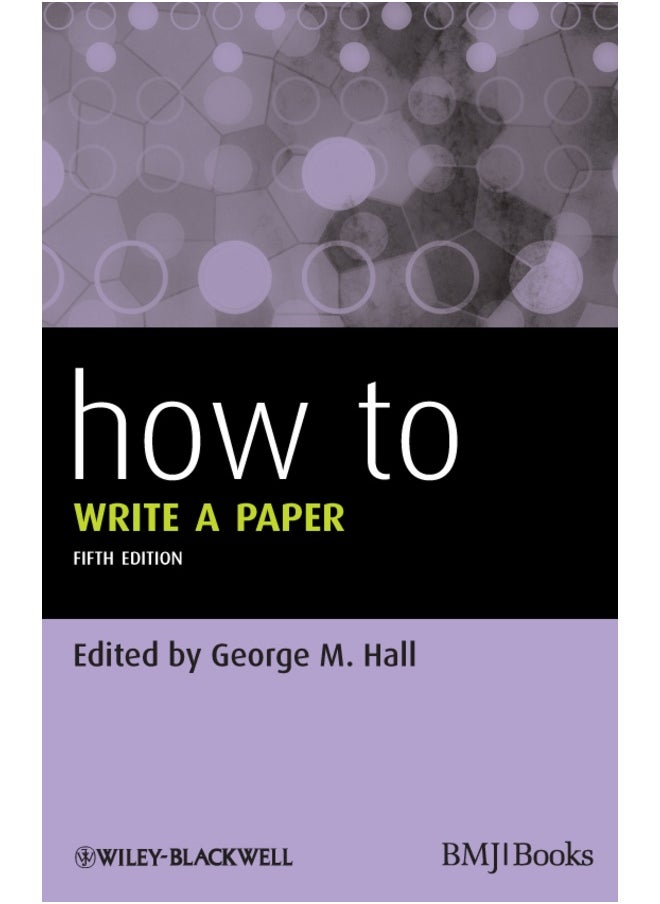 How To Write a Paper 