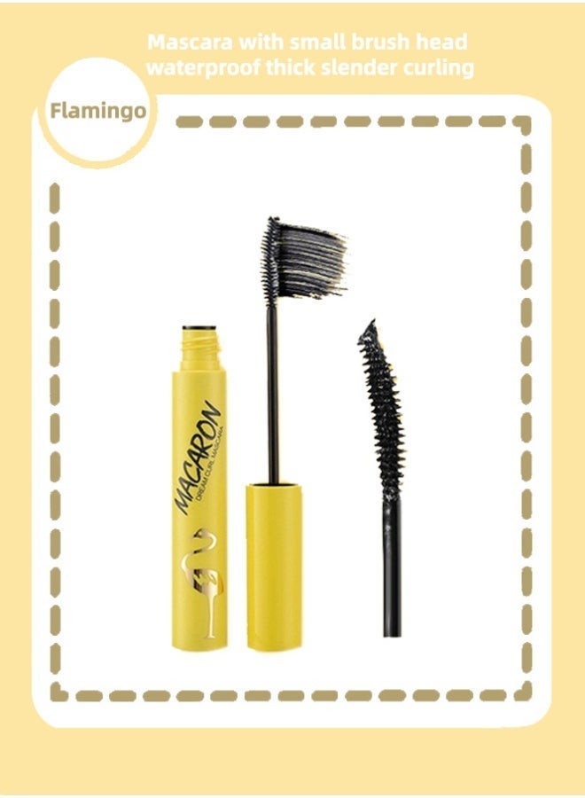 Flamingo Mascara with small brush head waterproof thick slender curling 7.5ML - Image 1