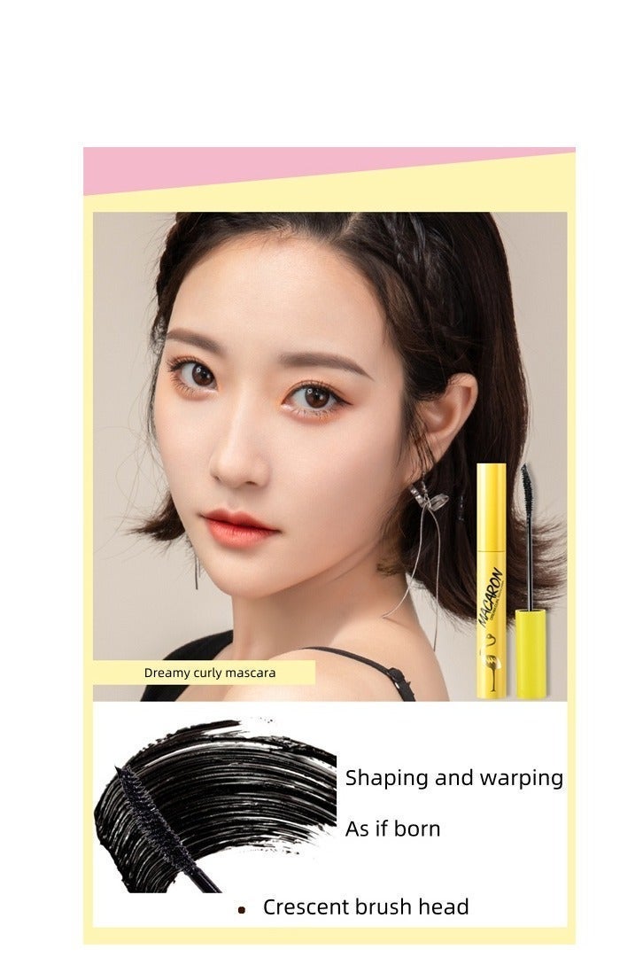 Flamingo Mascara with small brush head waterproof thick slender curling 7.5ML - Image 3